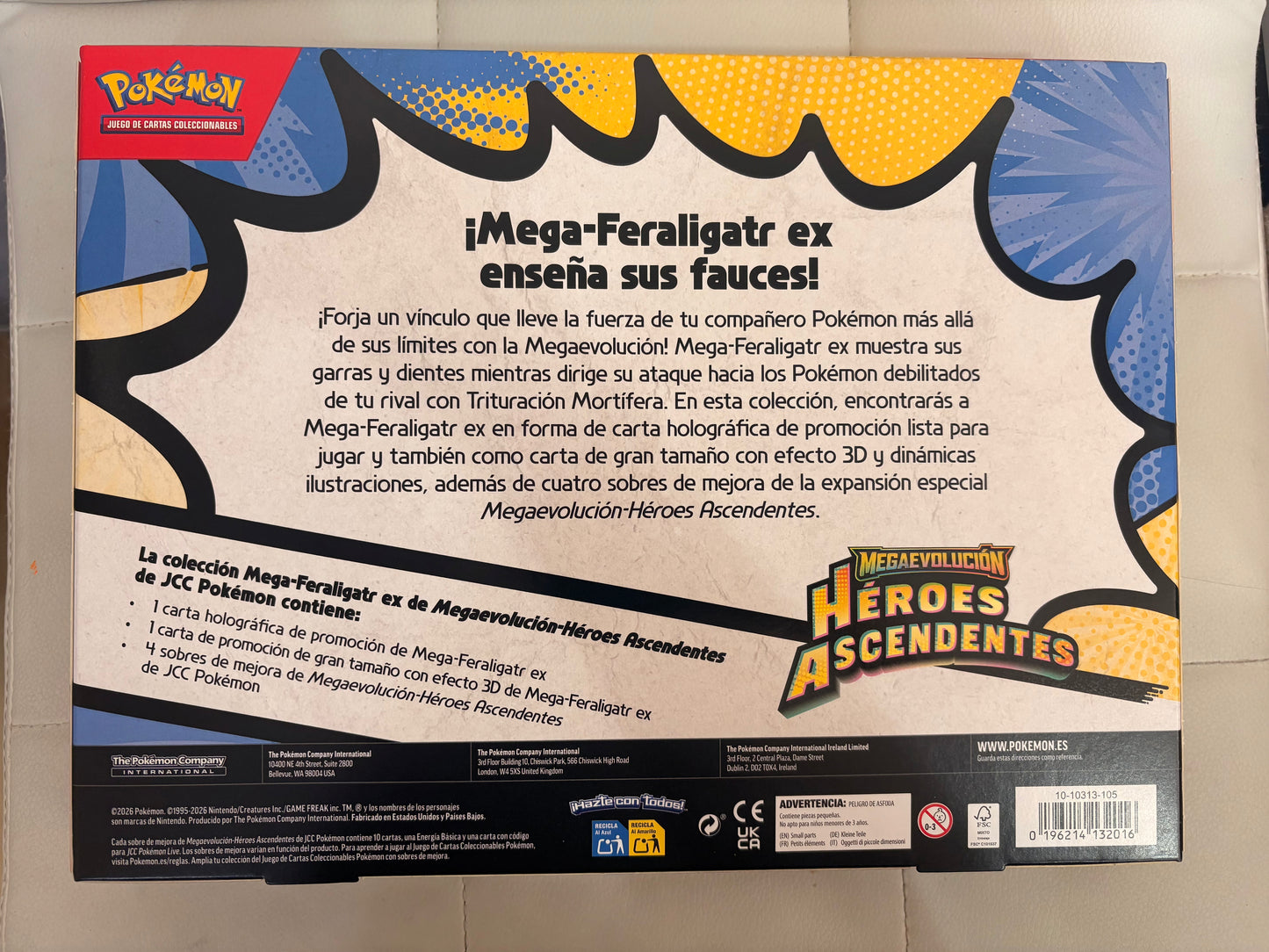 MEGA-FERALIGATR EX | Héroes Ascendentes (Español)