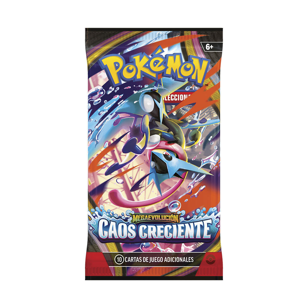 PREPEDIDO - Sobre cartas Caos Creciente Mega evolución Pokémon español surtido