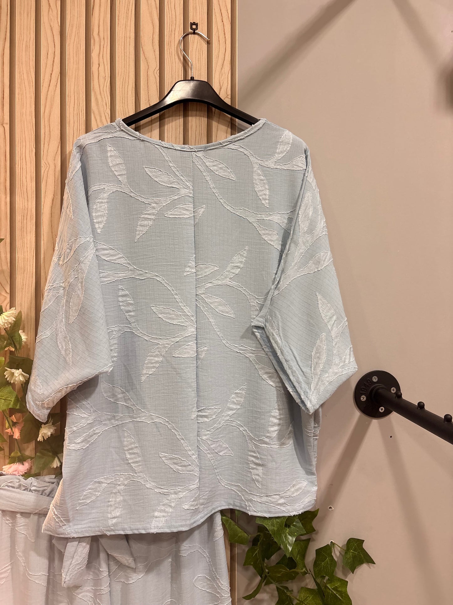 Conjunto Brisa – set fluido mujer con pantalón ancho y camiseta oversize