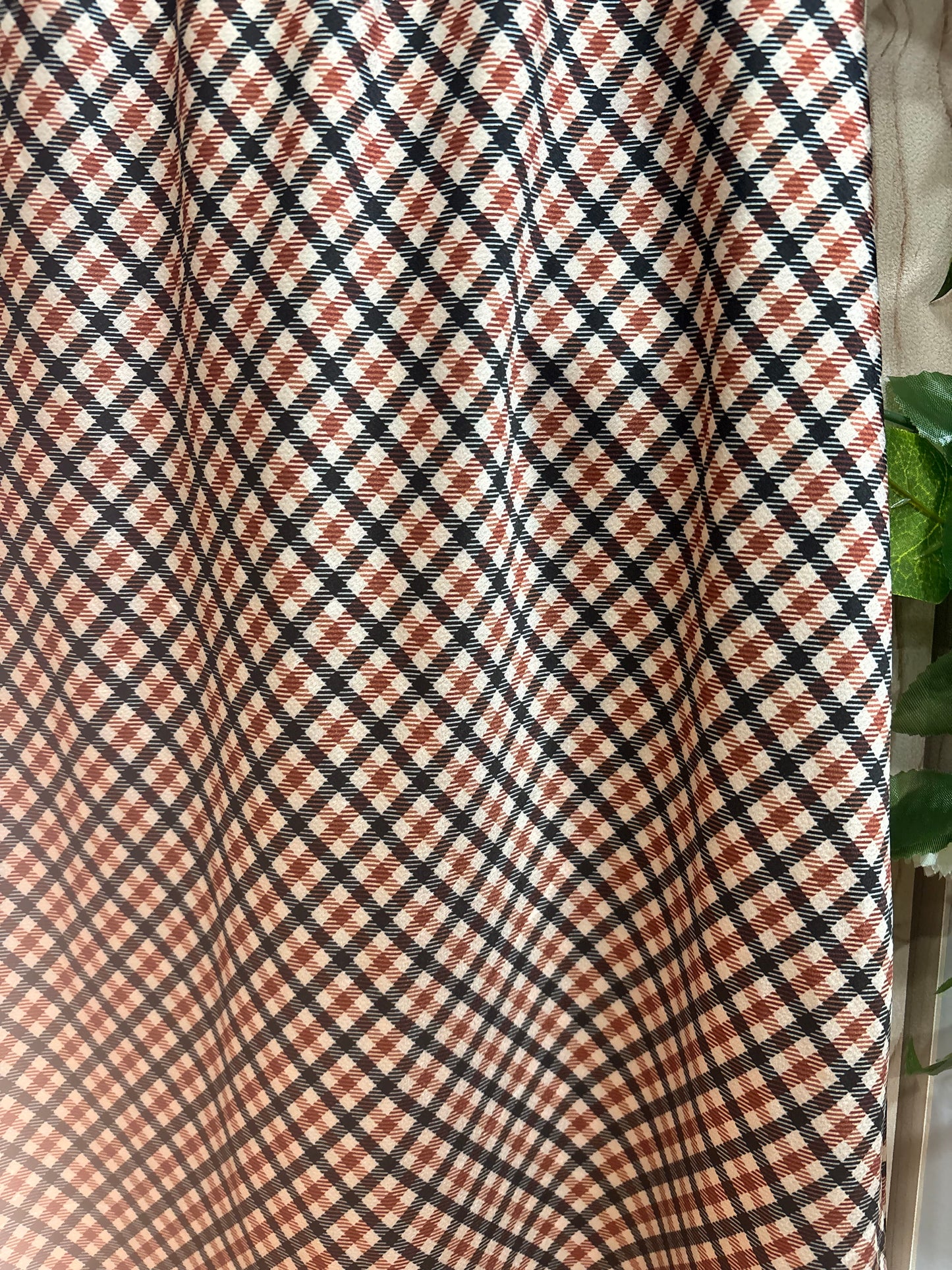 Conjunto Zafira – conjunto mujer top fruncido y falda midi estampada con encaje