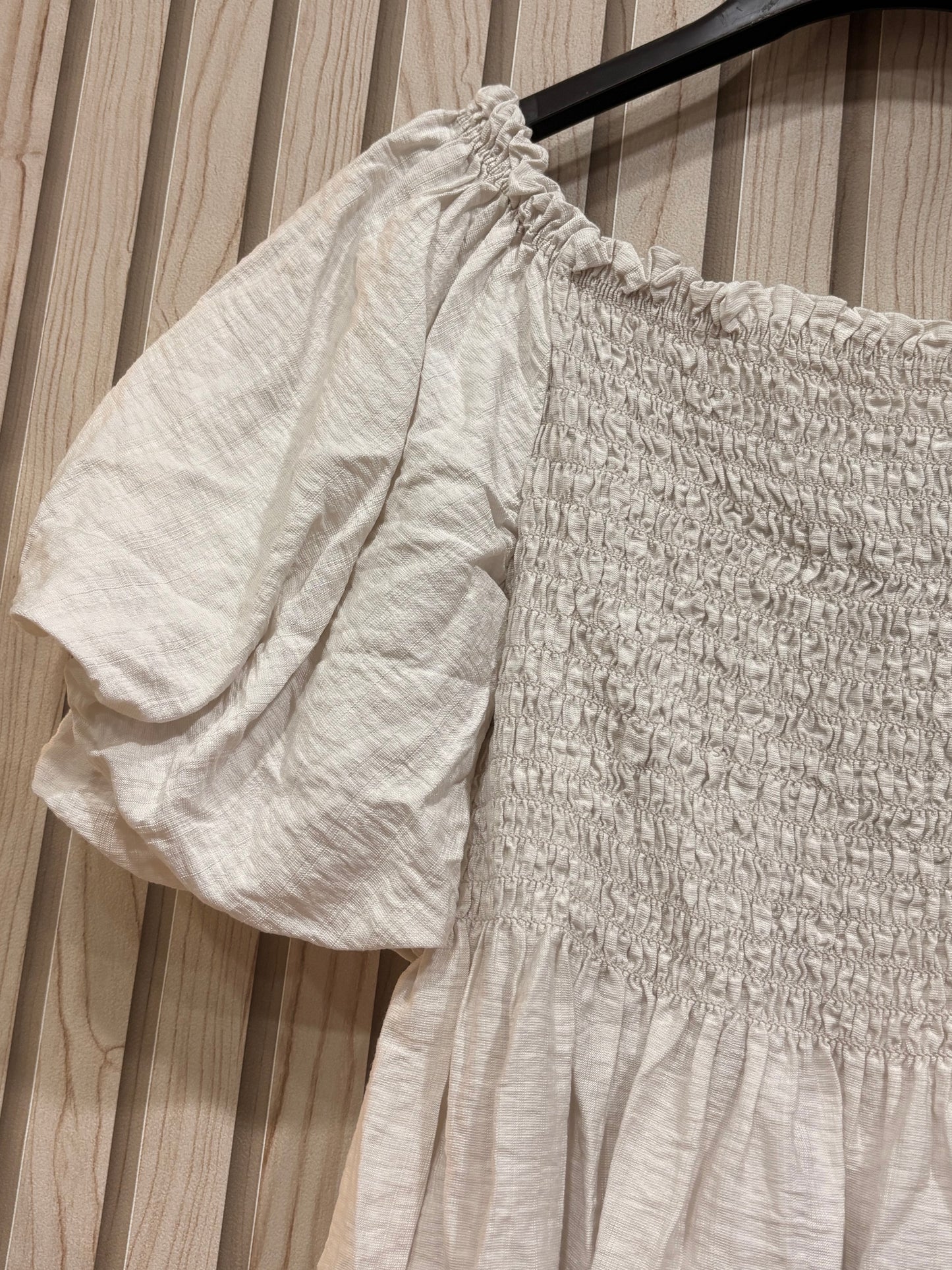Conjunto Zafira – conjunto mujer top fruncido y falda midi estampada con encaje