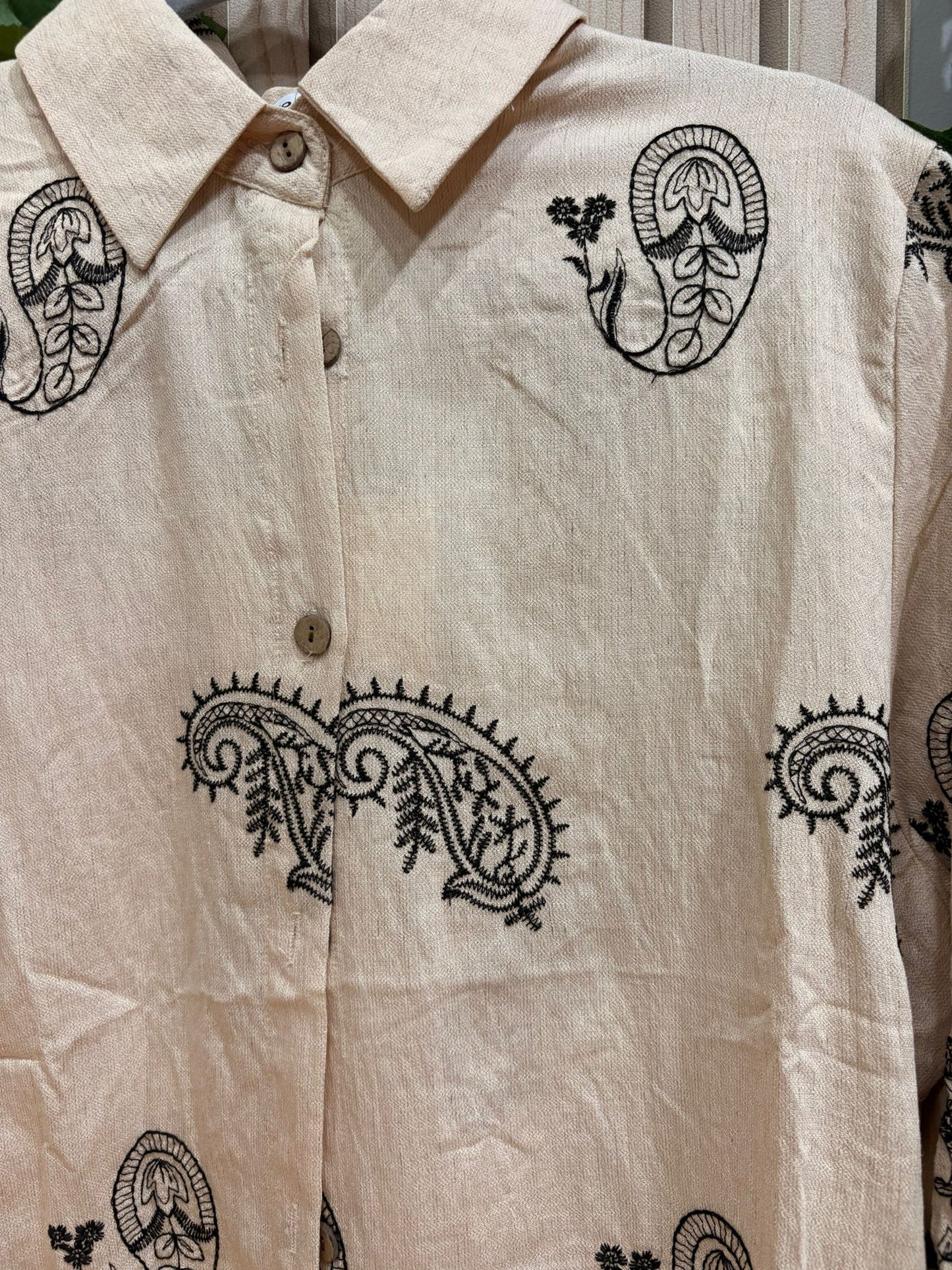 Camisa Kalima – camisa mujer boho oversize estampada fluida