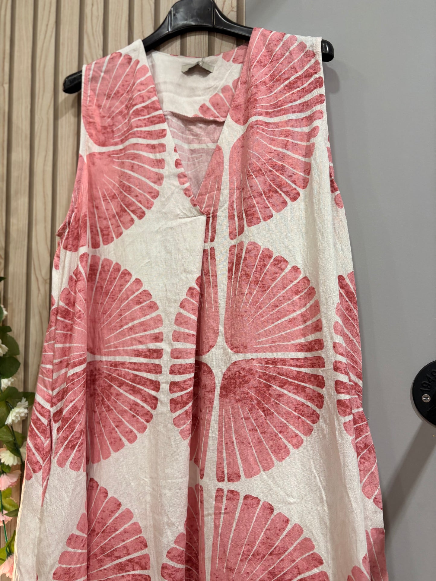 Vestido Coraline – vestido largo mujer estampado rosa fluido verano