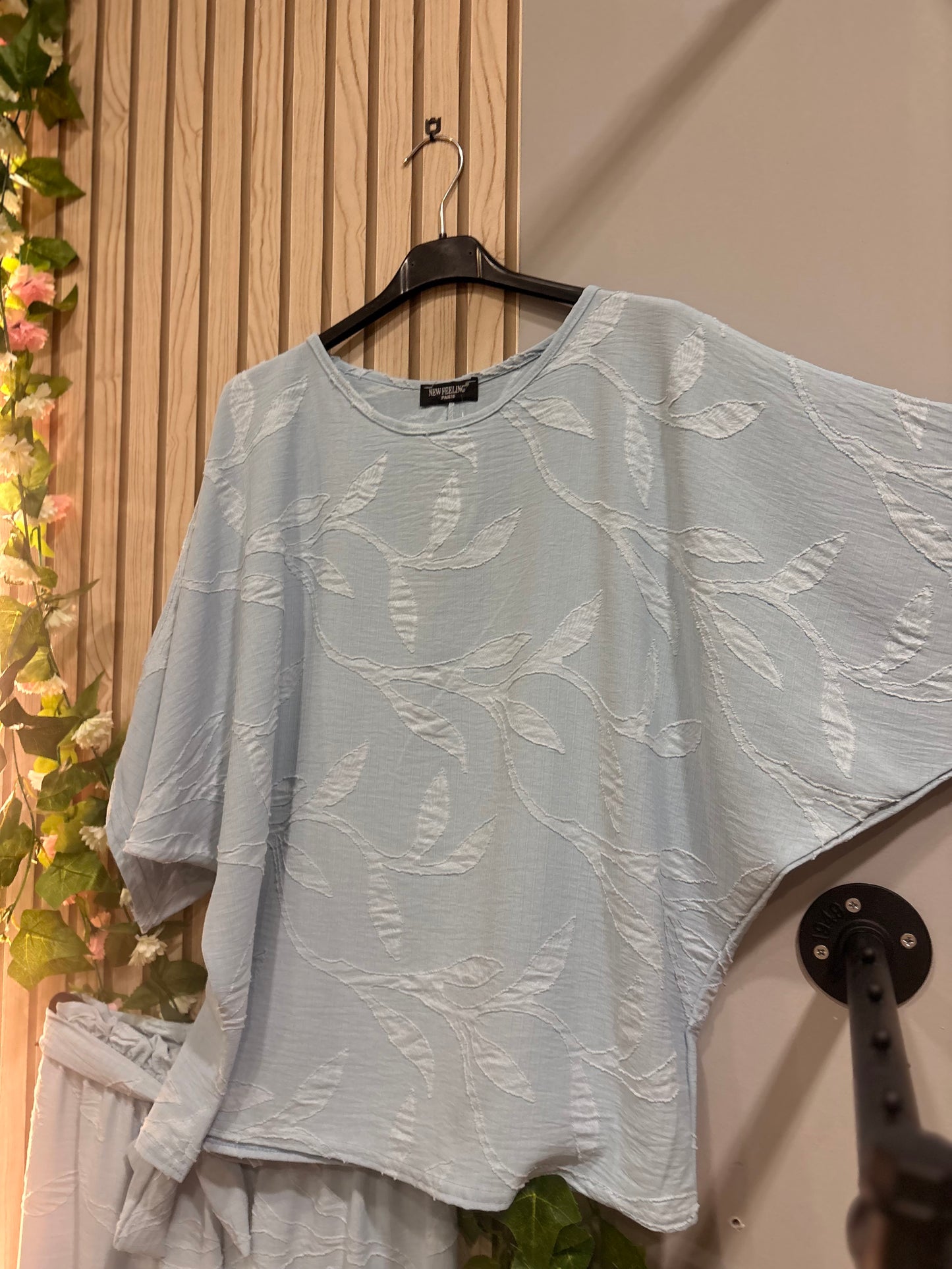 Conjunto Brisa – set fluido mujer con pantalón ancho y camiseta oversize