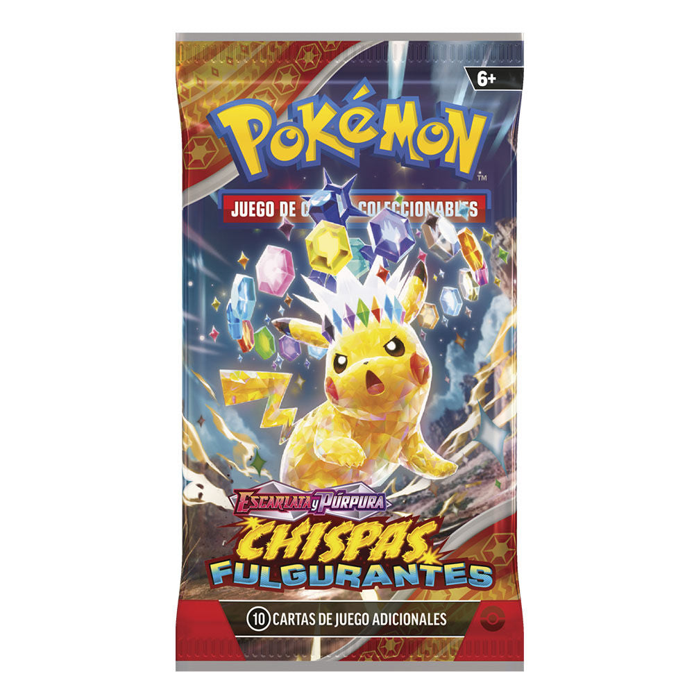 PREPEDIDO - Sobre cartas Chispas Fulgurantes Pokémon español