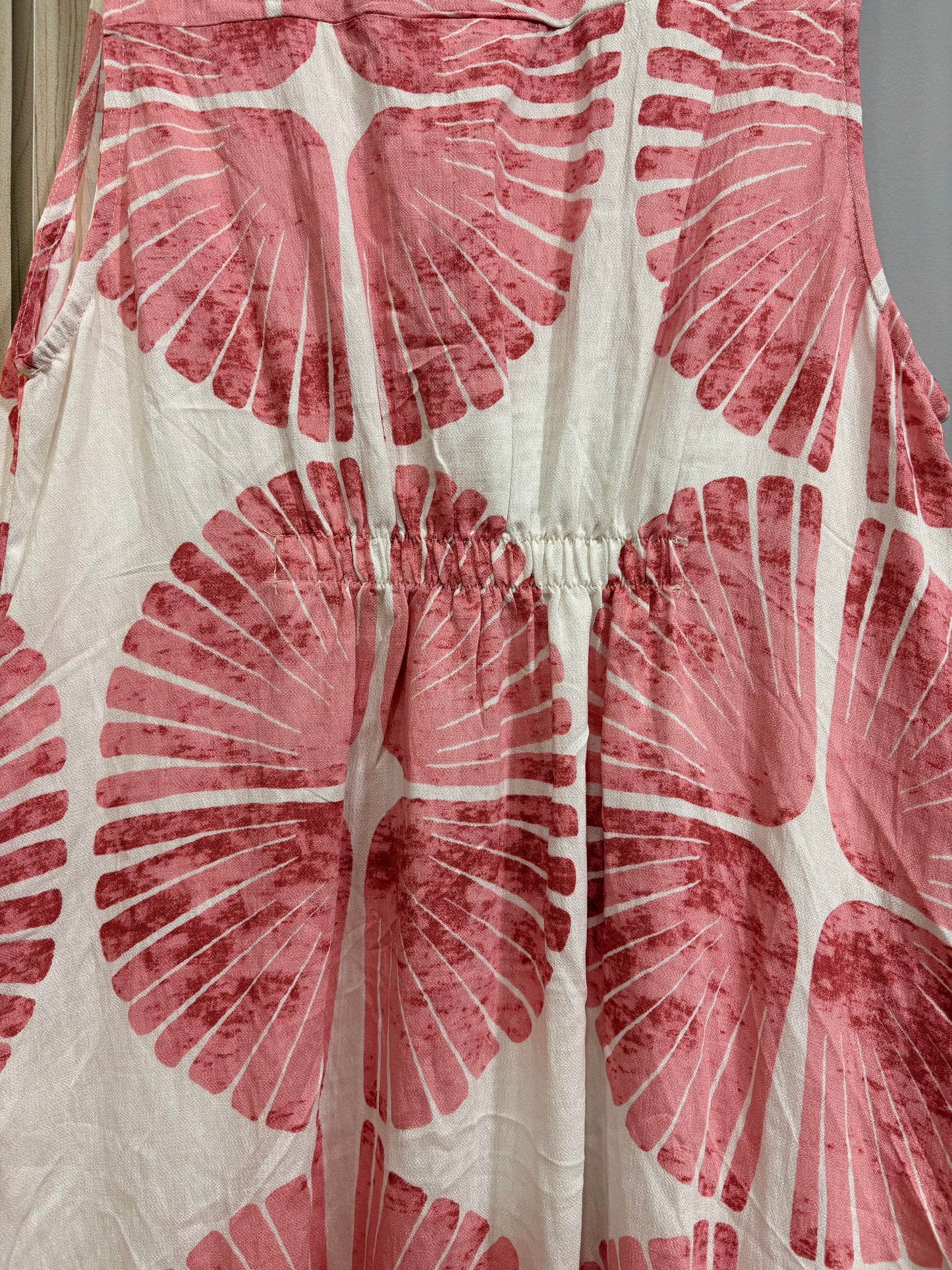 Vestido Coraline – vestido largo mujer estampado rosa fluido verano