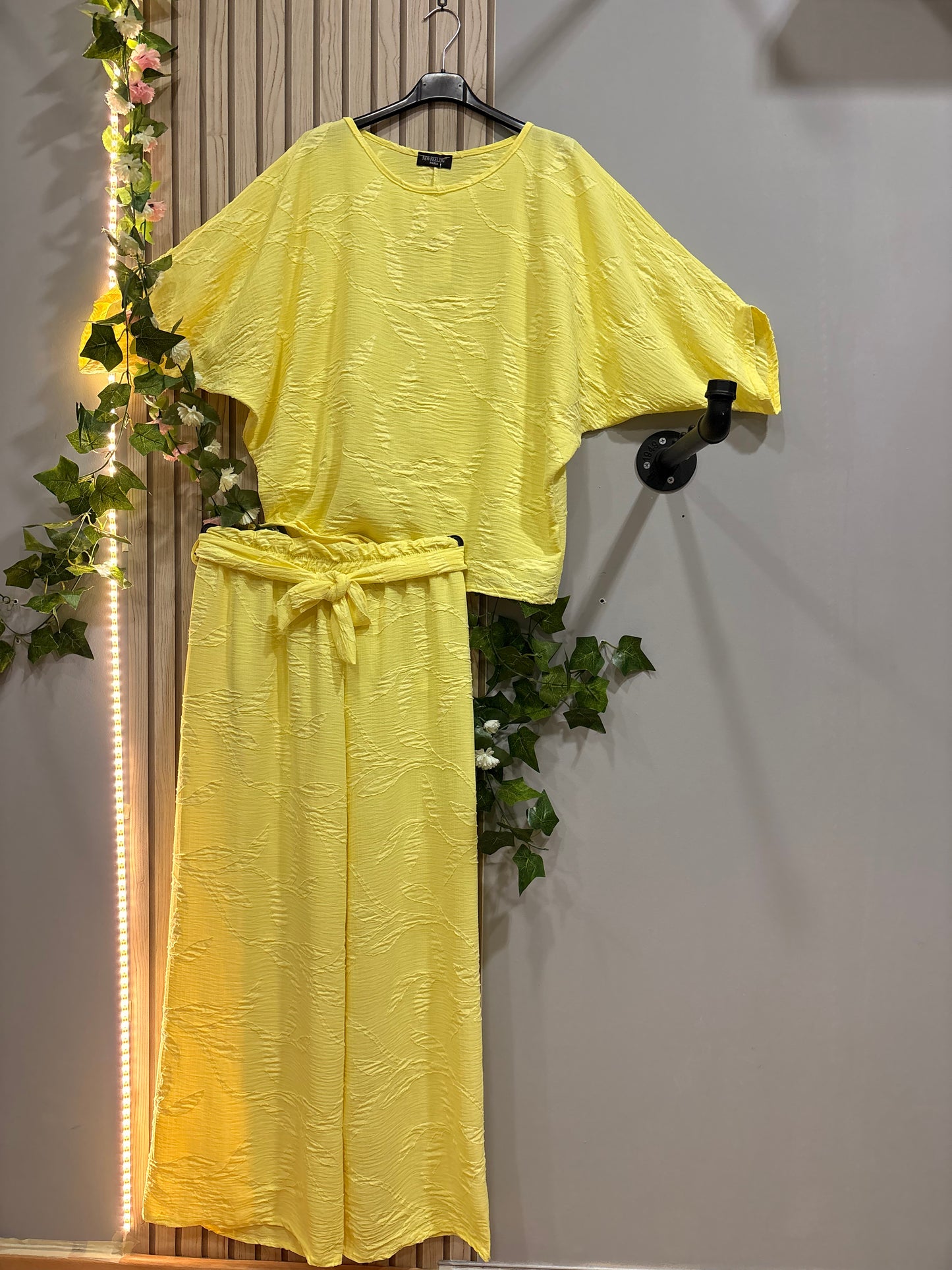 Conjunto Brisa – set fluido mujer con pantalón ancho y camiseta oversize