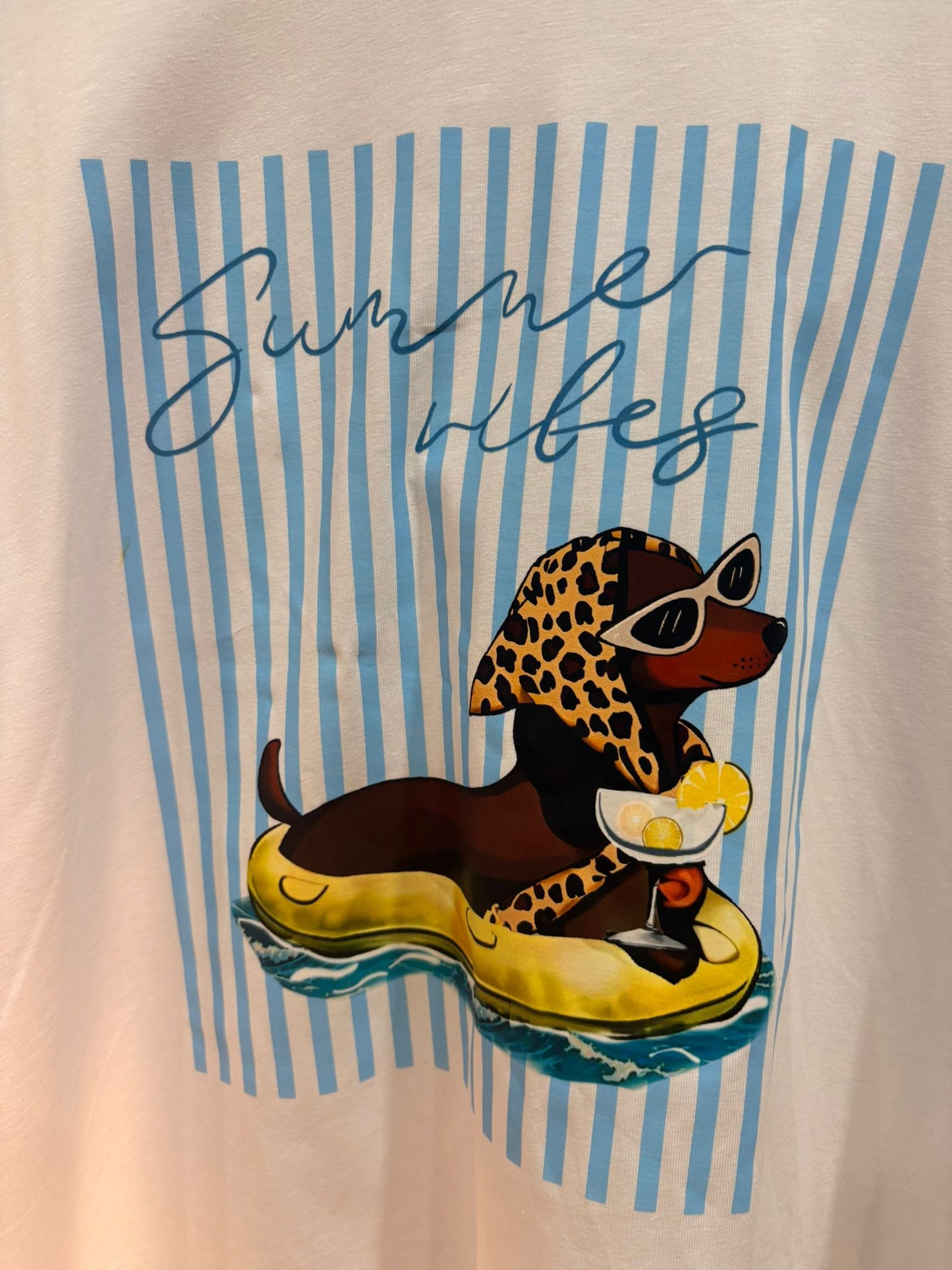 Camiseta Capri – camiseta mujer estampado summer vibes algodón