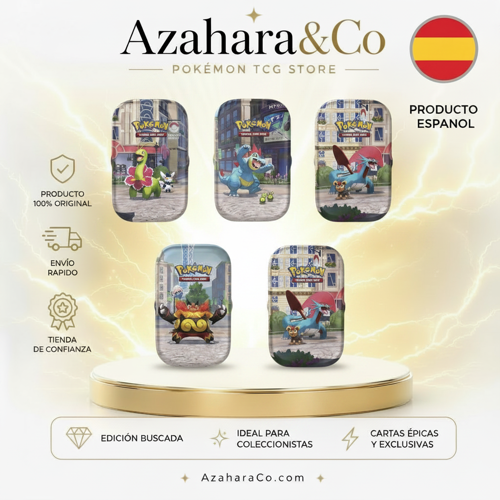 PREPEDIDO - POKEMON TCG - DISPLAY 10 MINI TIN Q2- ASSORT