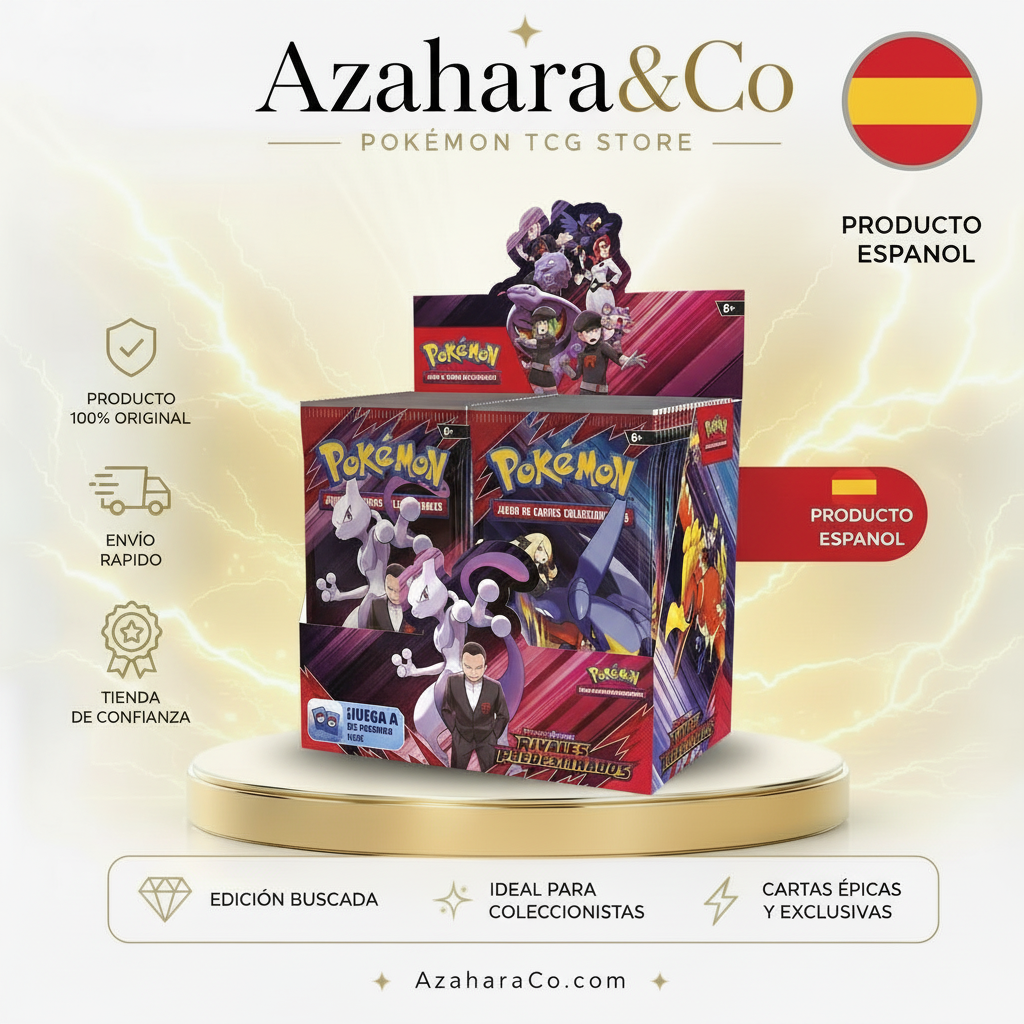 PREPEDIDO - Sobre cartas Rivales Predestinados Pokémon español