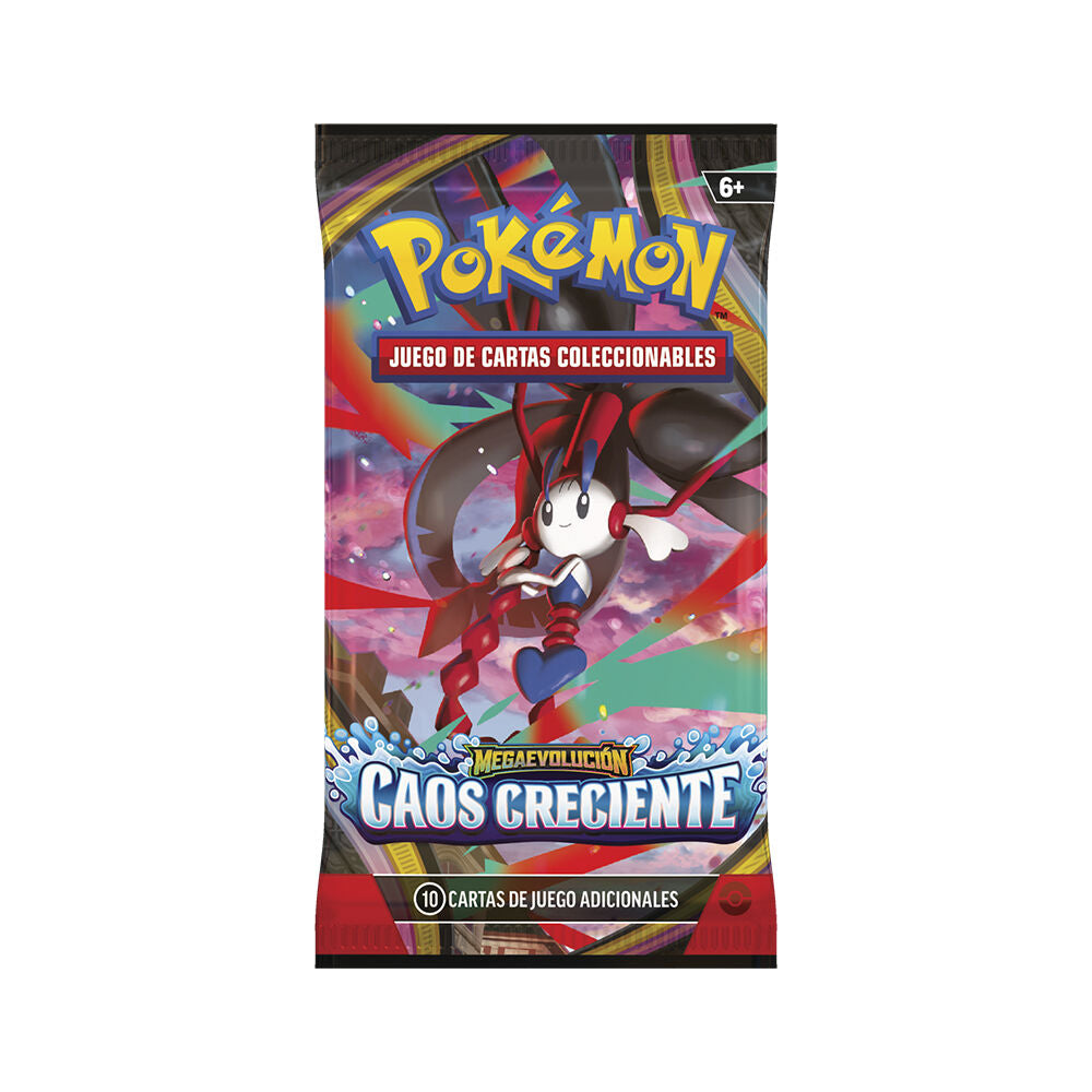 PREPEDIDO - Sobre cartas Caos Creciente Mega evolución Pokémon español surtido