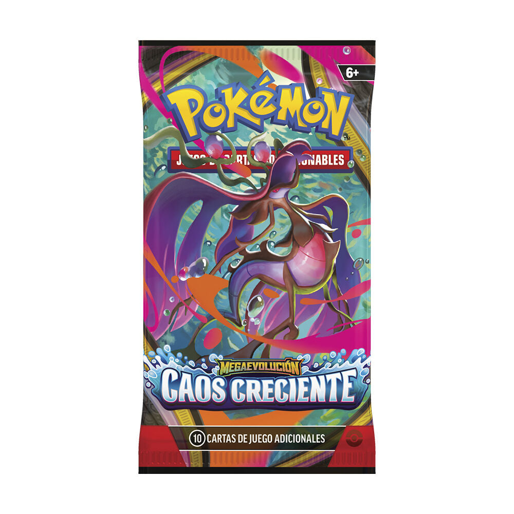 PREPEDIDO - Sobre cartas Caos Creciente Mega evolución Pokémon español surtido