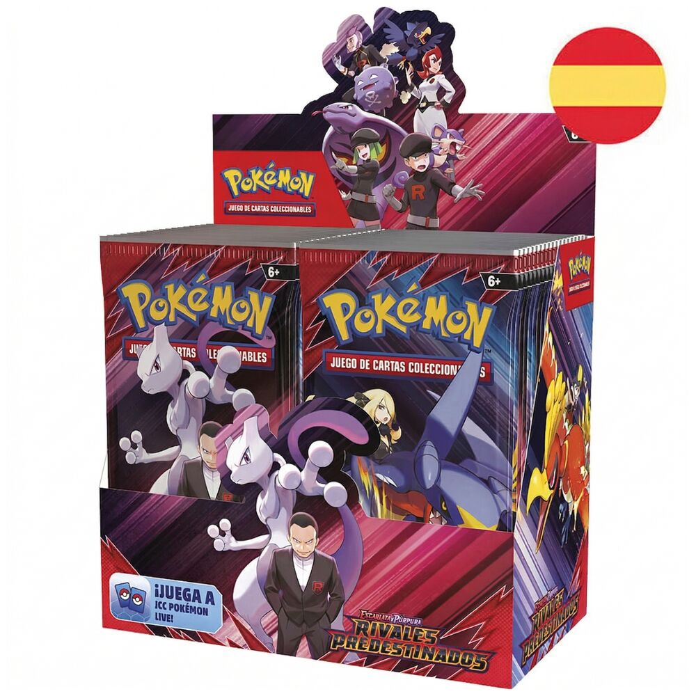 PREPEDIDO - Sobre cartas Rivales Predestinados Pokémon español