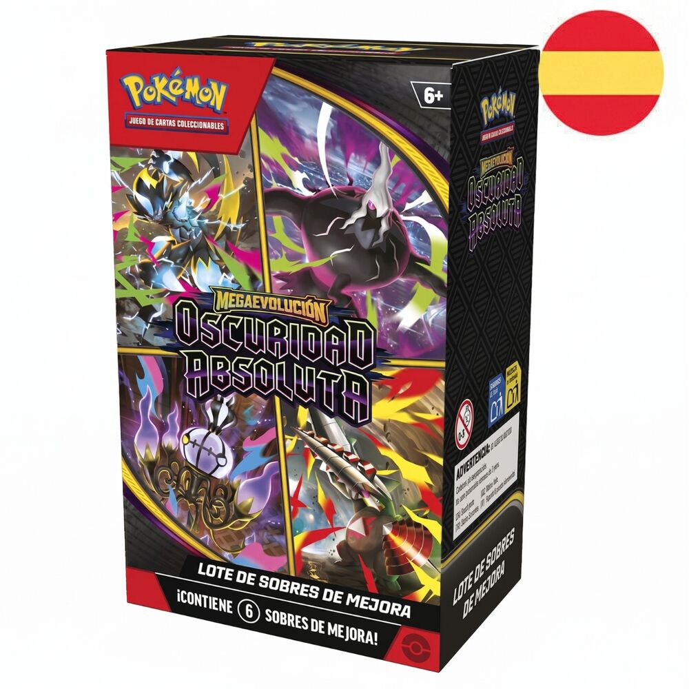 PREPEDIDO - Booster Bundle cartas Expansion Megaevolucion Oscuridad Absoluta Pokemon español