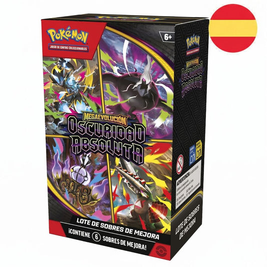 PREPEDIDO - Booster Bundle cartas Expansion Megaevolucion Oscuridad Absoluta Pokemon español